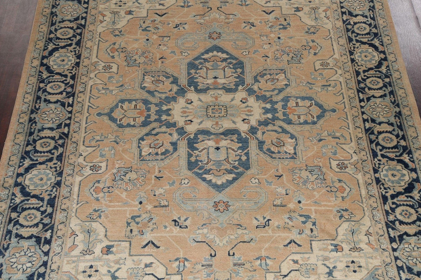 Vegetable Dye Heriz Turkish Area Rug 9x12