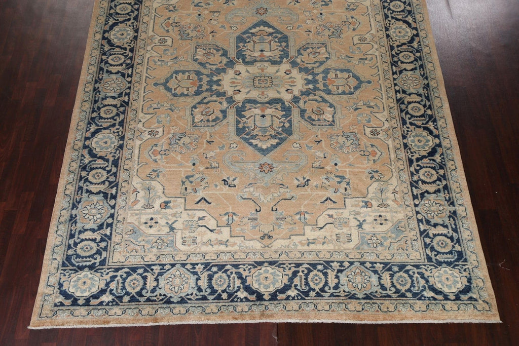 Vegetable Dye Heriz Turkish Area Rug 9x12