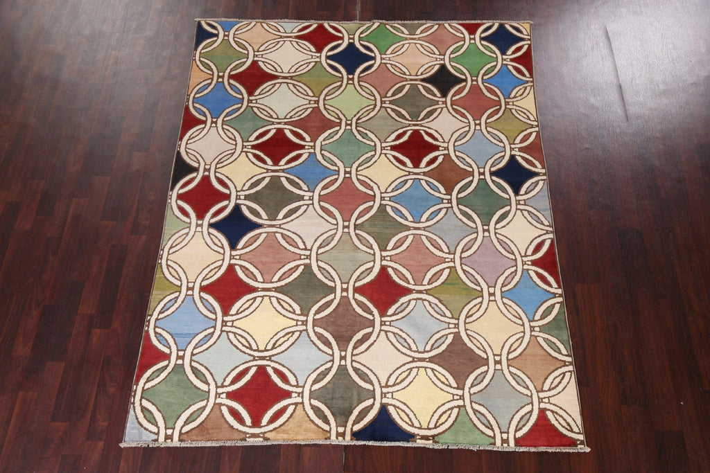 Trellis Gabbeh Kashkoli Oriental Area Rug 6x8