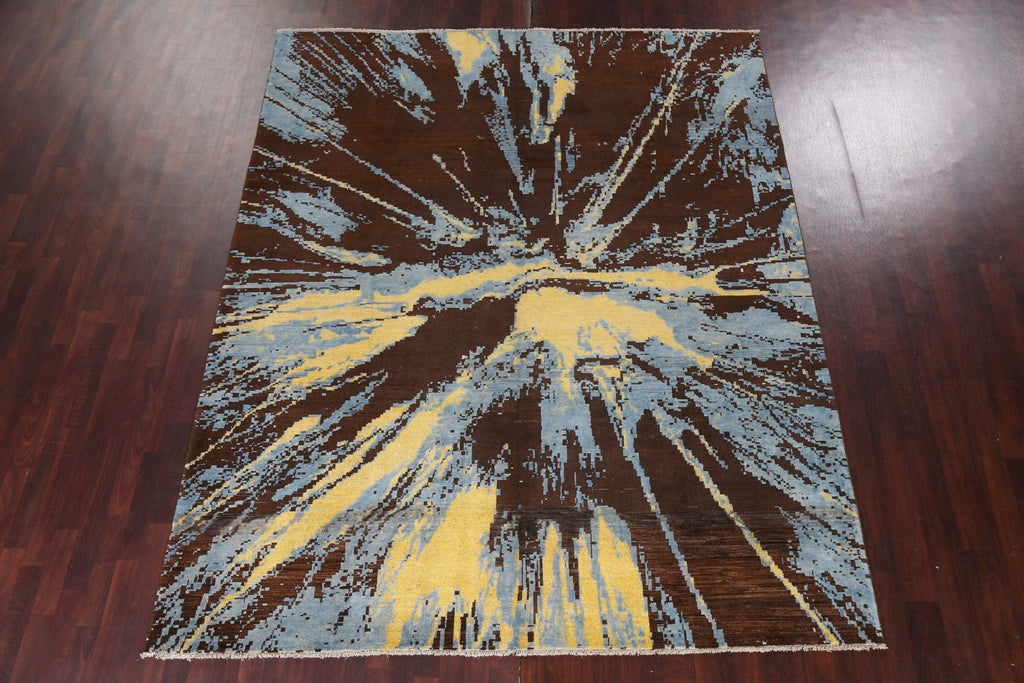 Handmade Abstract Oriental Area Rug 8x10