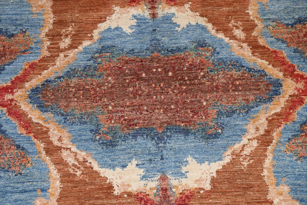 Wool Abstract Oriental Area Rug 6x8