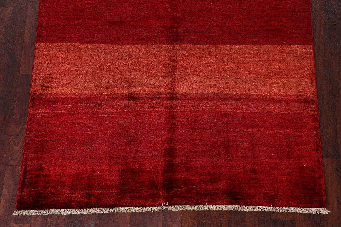 Red Gabbeh Persian Area Rug 5x8