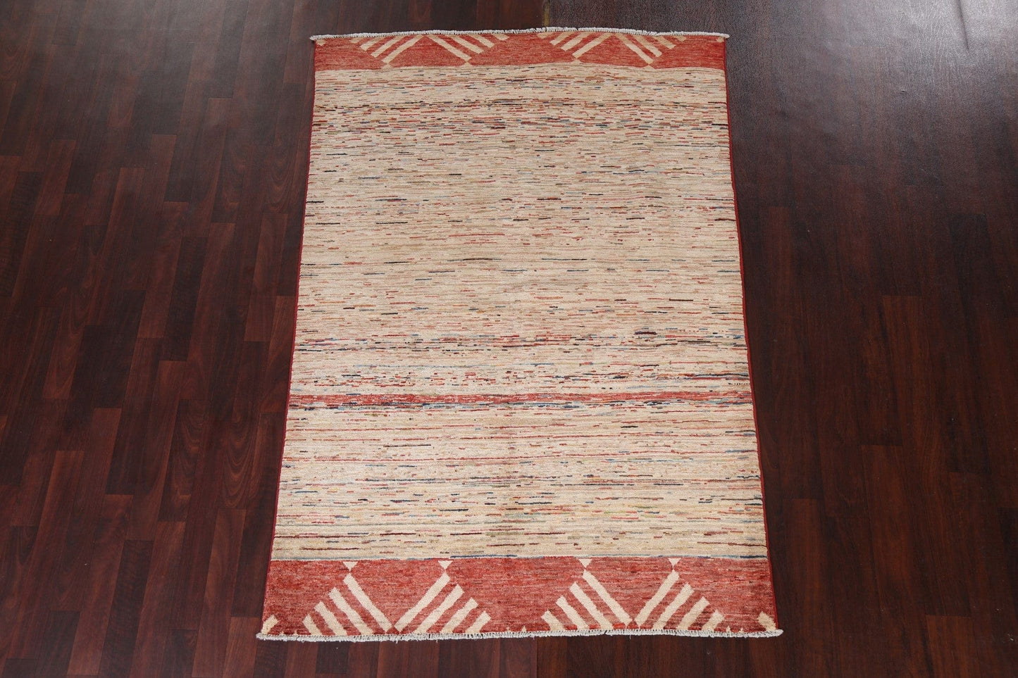 Wool Gabbeh Kashkoli Handmade Area Rug 5x7