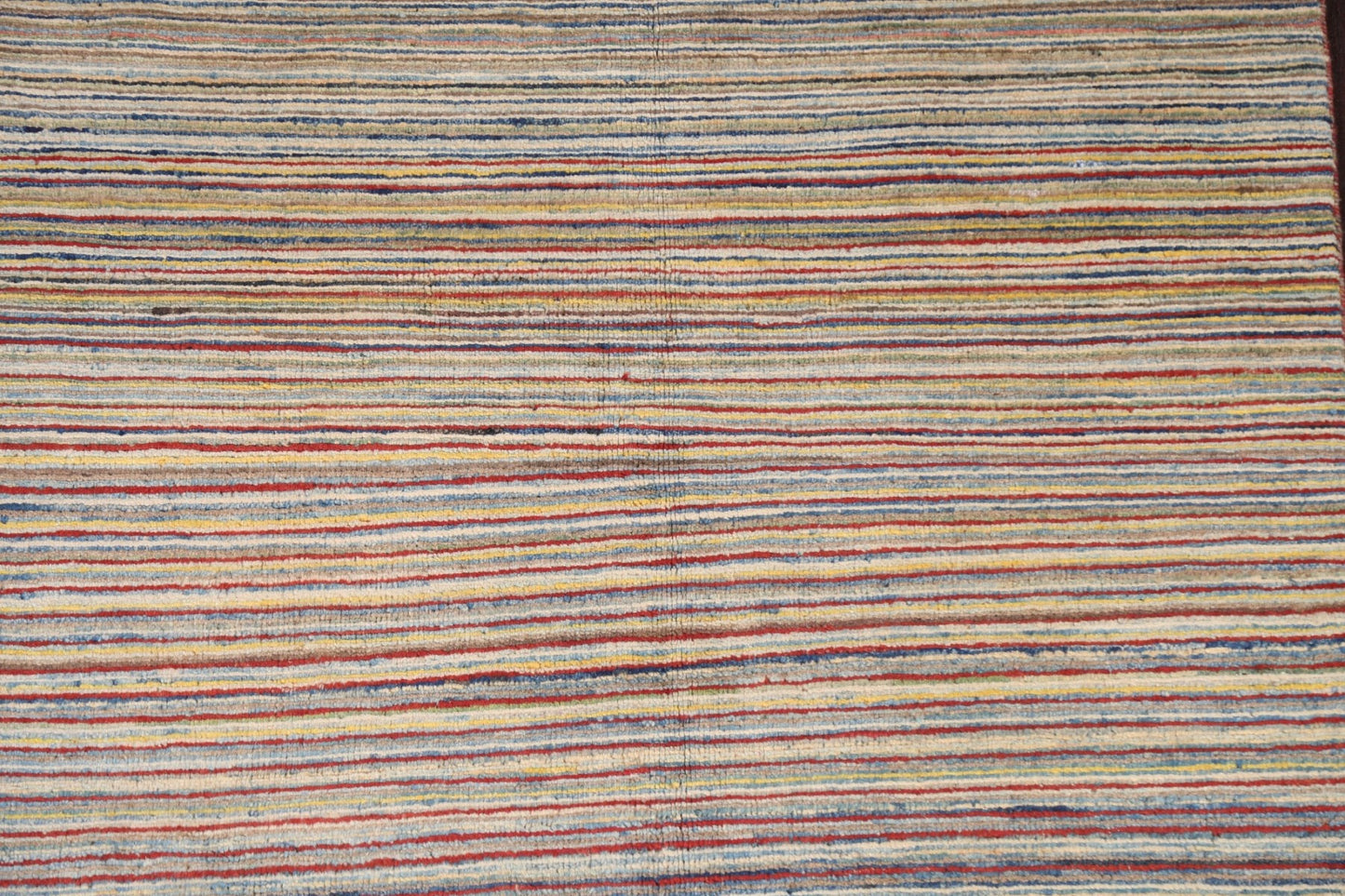 Striped Gabbeh Kashkoli Wool Area Rug 4x6