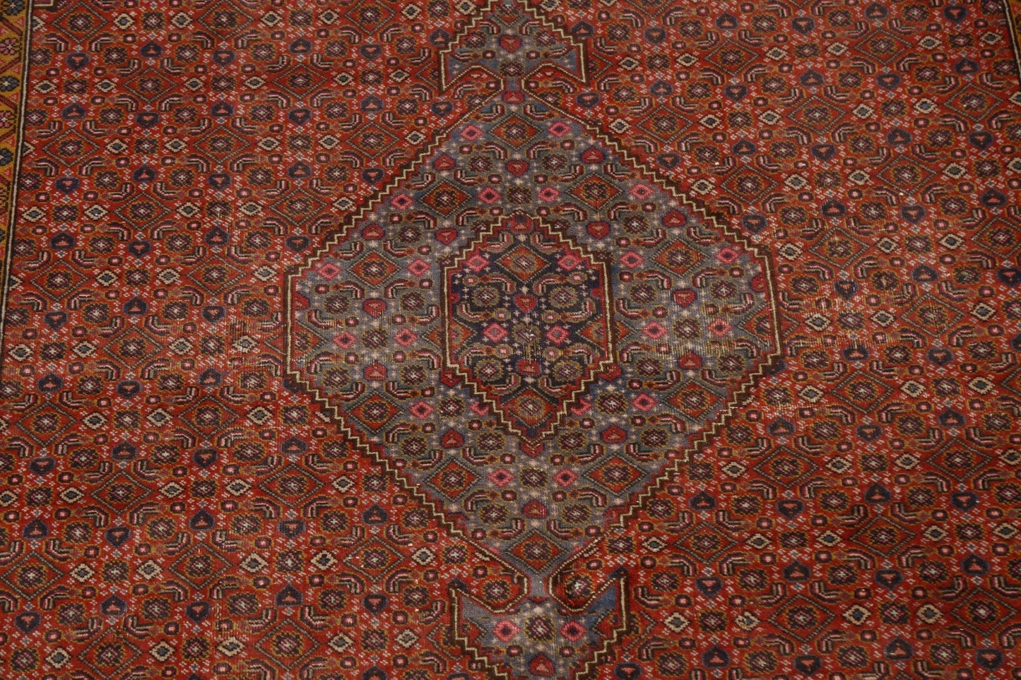 Geometric Ardebil Persian Area Rug 6x10