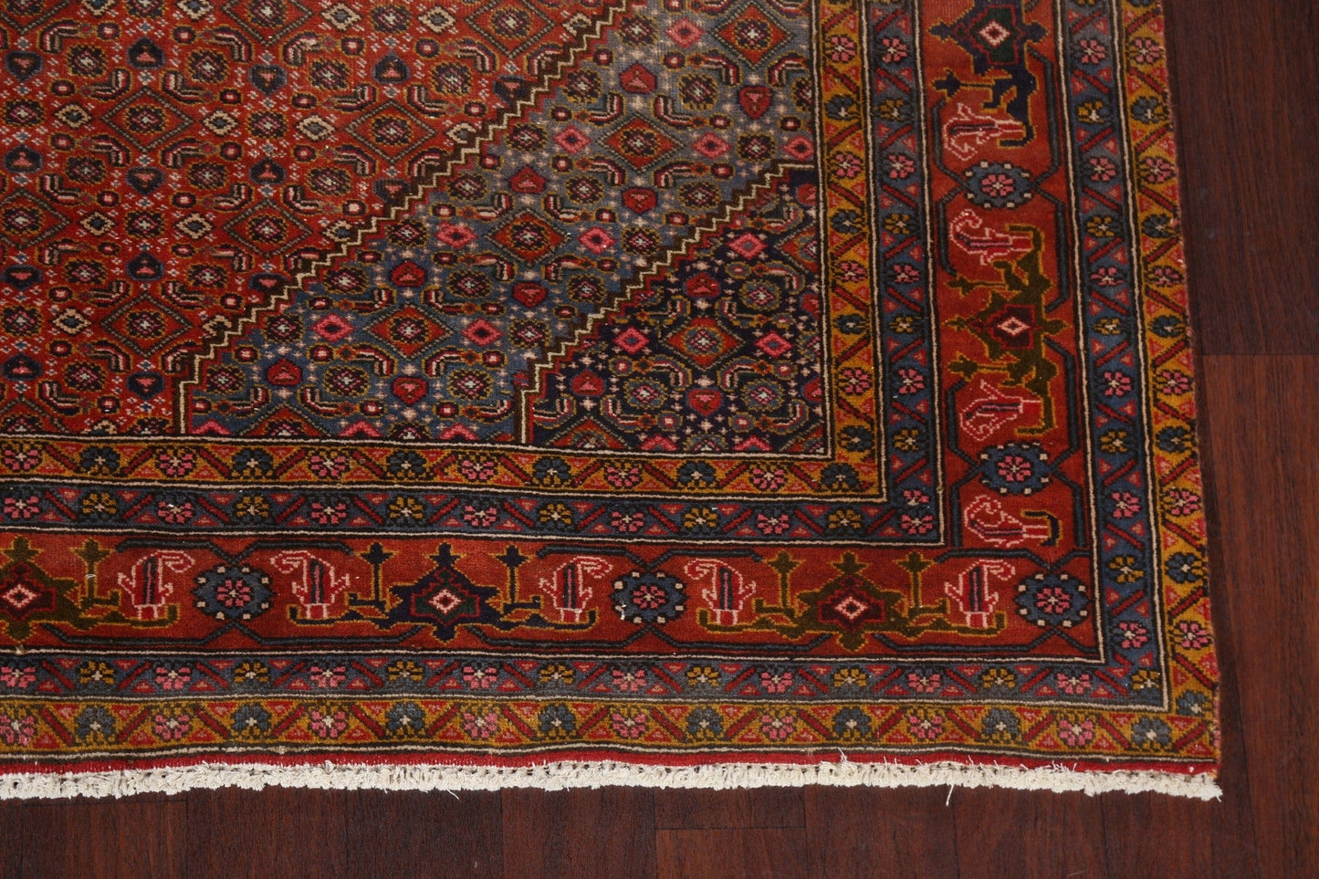 Geometric Ardebil Persian Area Rug 6x10