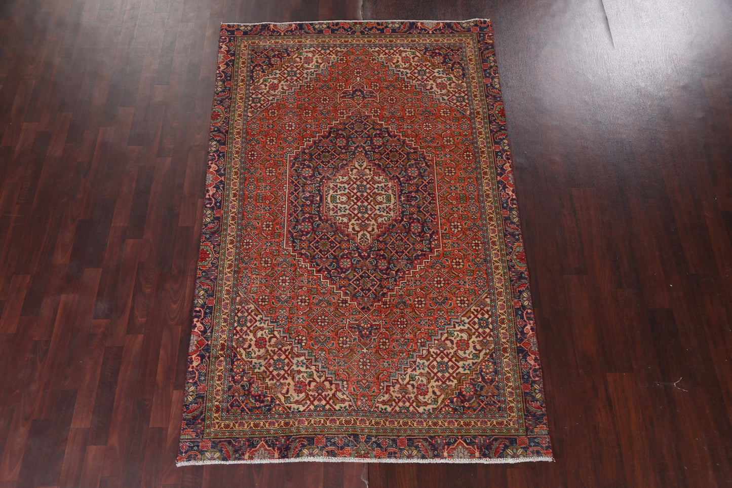 Vintage Tabriz Persian Area Rug 5x9