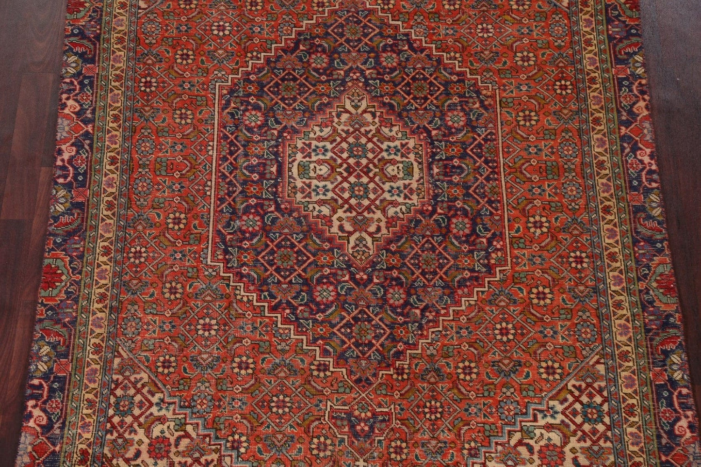 Vintage Tabriz Persian Area Rug 5x9