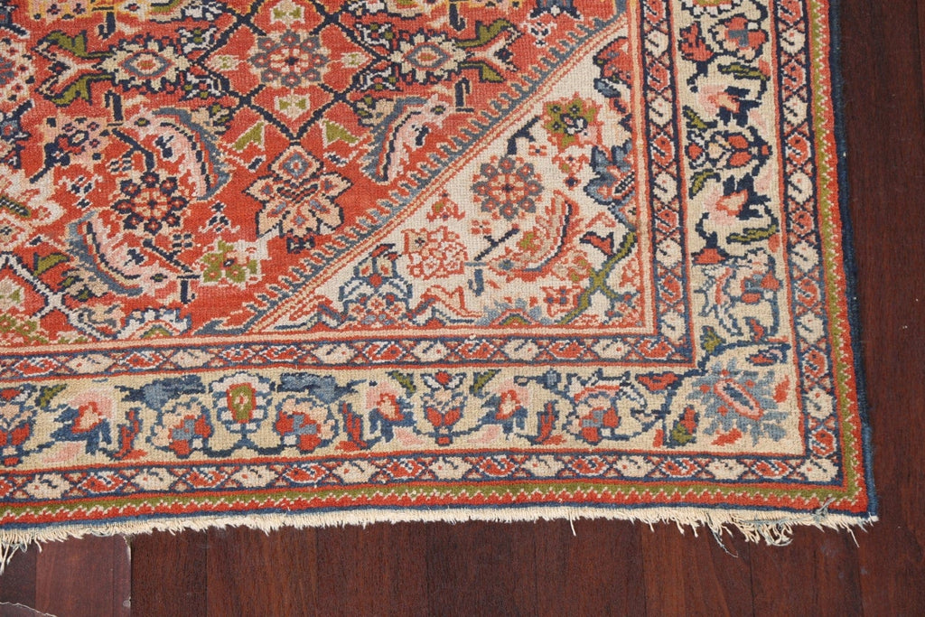 Antique Vegetable Dye Mahal Persian Area Rug 7x11