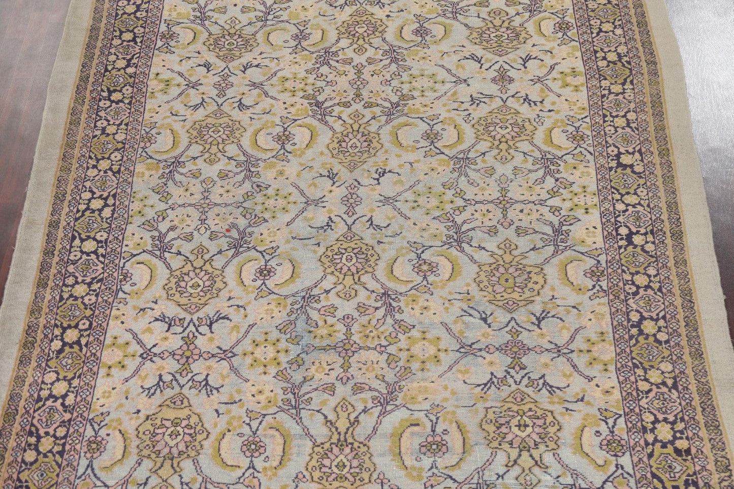 Pre-1900 Antique Vegetable Dye Sultanabad Persian Area Rug 8x13