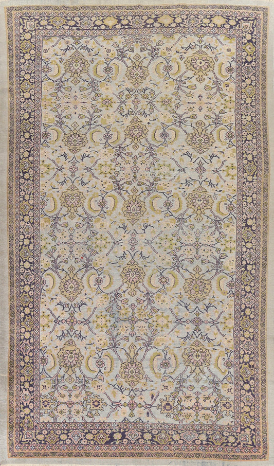 Pre-1900 Antique Vegetable Dye Sultanabad Persian Area Rug 8x13