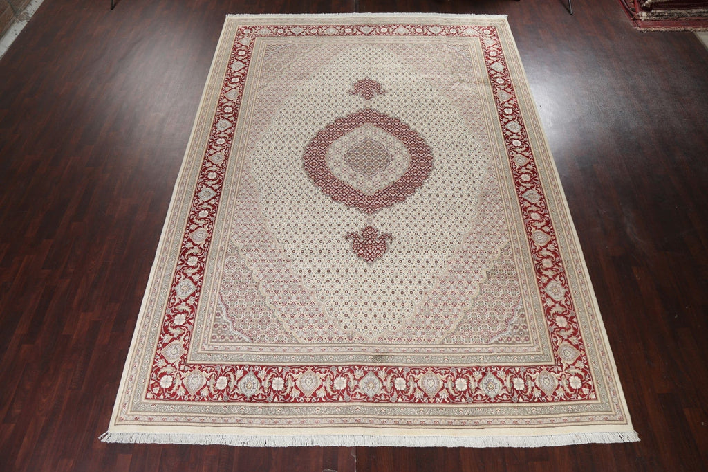 Handmade Wool Tabriz Mahi Large Area Rug 10x14