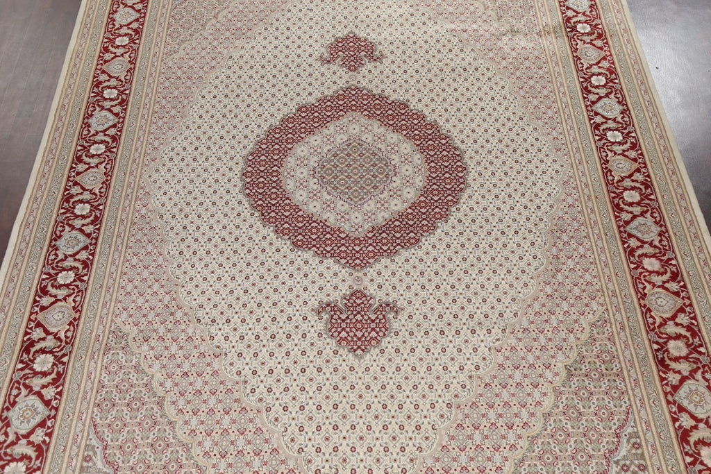 Handmade Wool Tabriz Mahi Large Area Rug 10x14