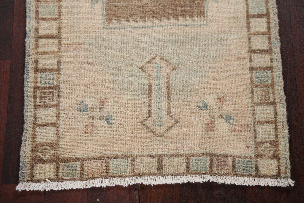 Vegetable Dye Handmade Oushak Turkish Wool Rug 2x3