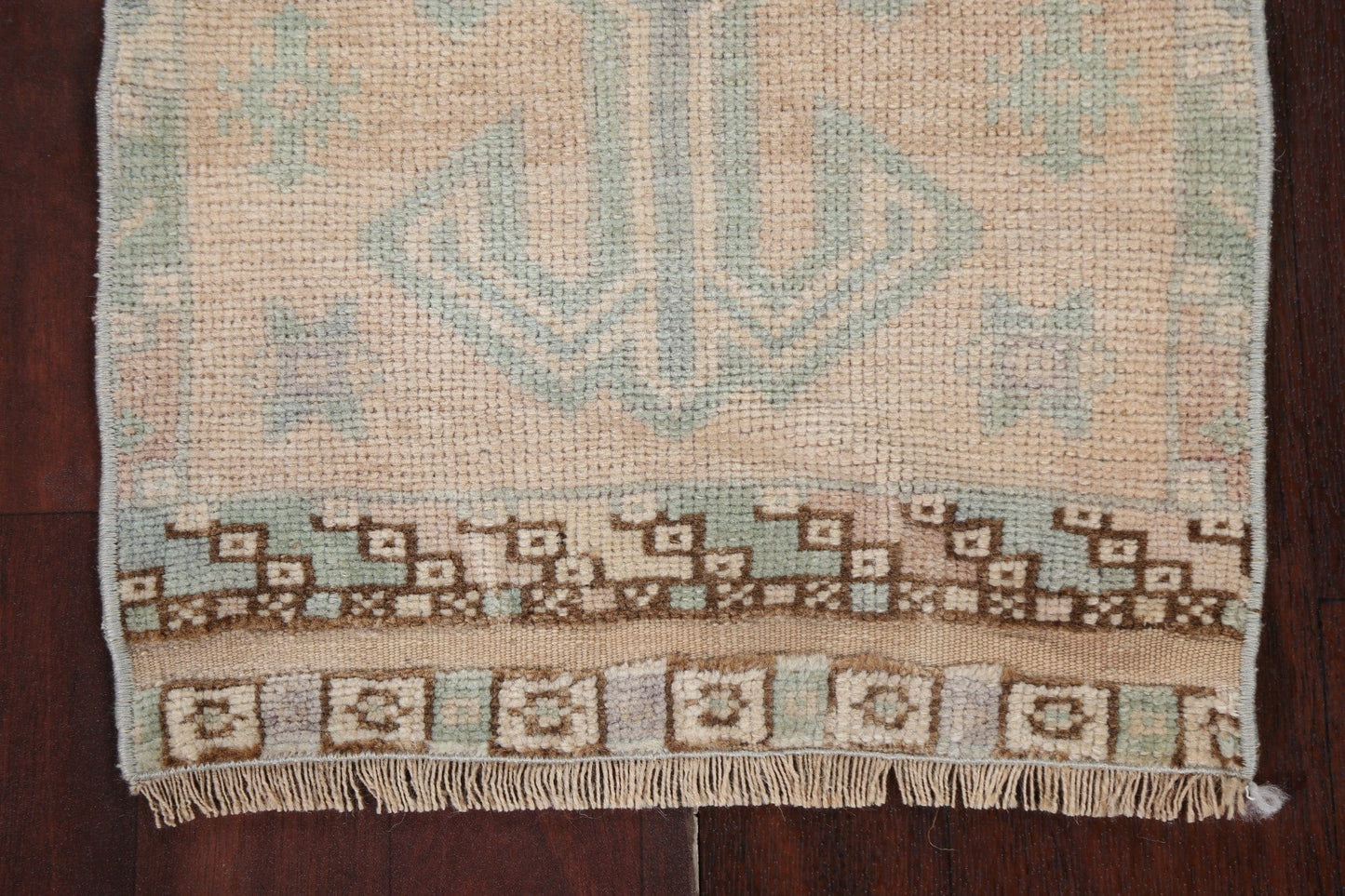 Handmade Wool Oushak Turkish Area Rug 1x3