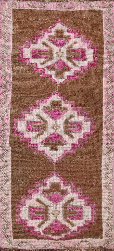 Handmade Oushak Turkish Wool Rug 1x3