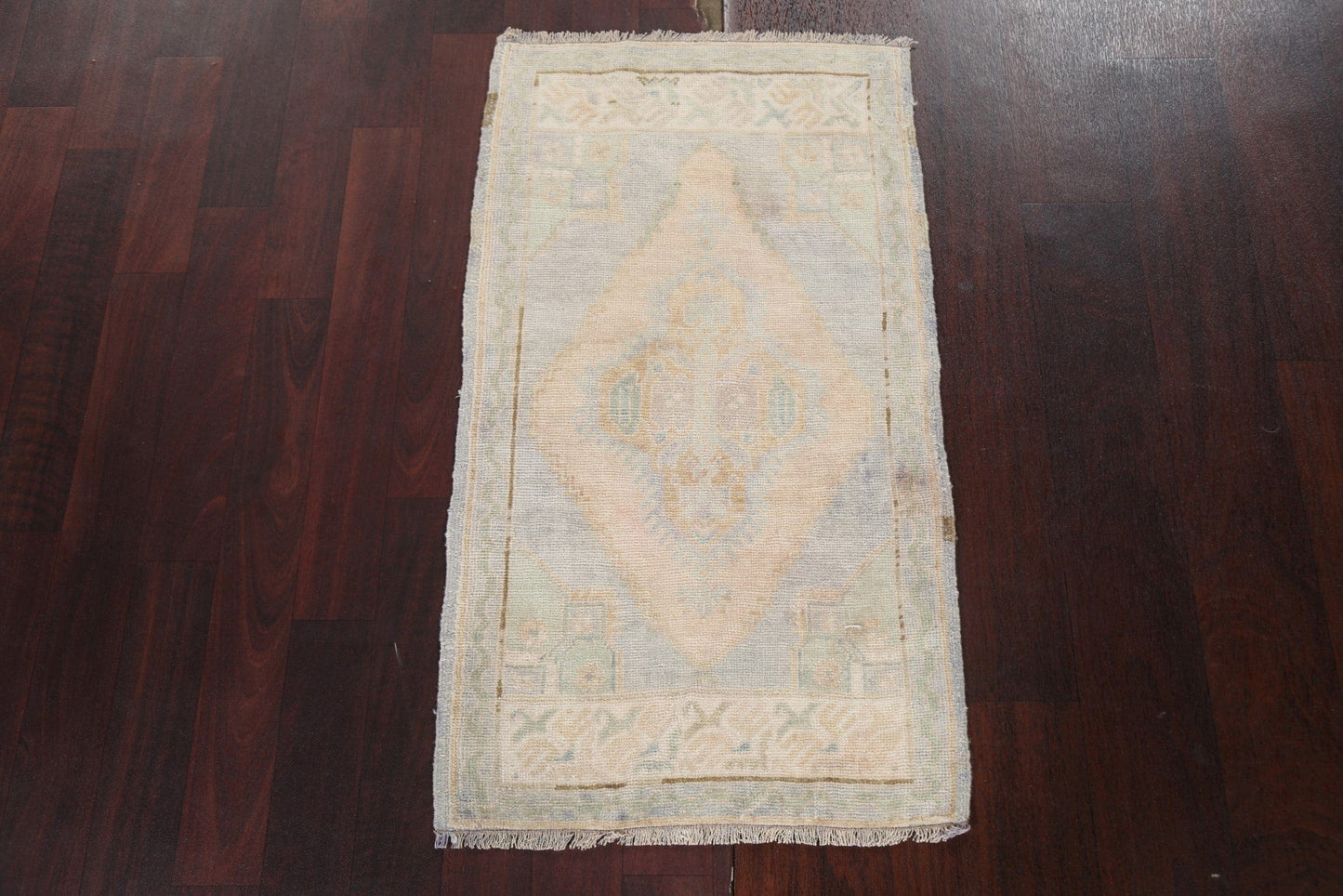 Vegetable Dye Oushak Turkish Wool Rug 2x3