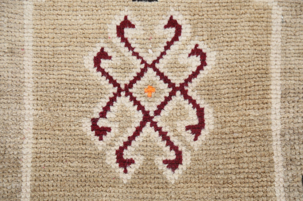 Handmade Oushak Turkish Wool Rug 1x3