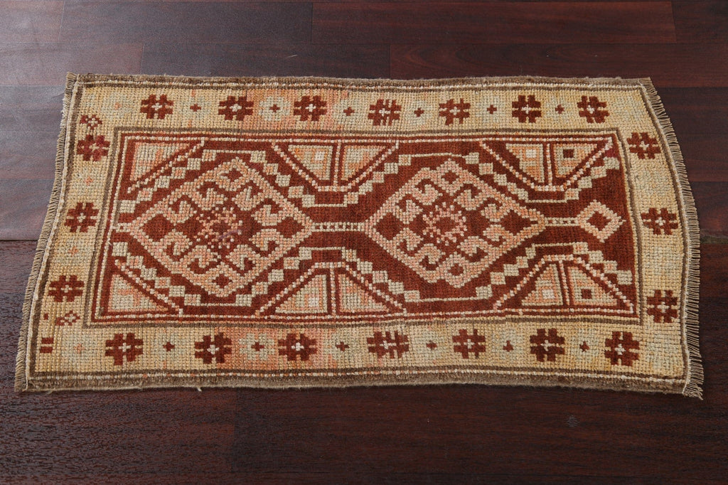 Geometric Oushak Turkish Wool Rug 2x3