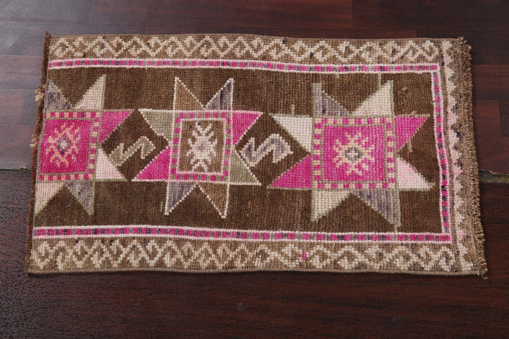 Geometric Oushak Turkish Wool Rug 2x3