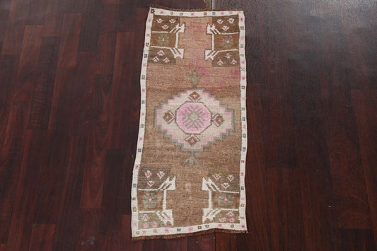 Handmade Oushak Turkish Wool Rug 1x3