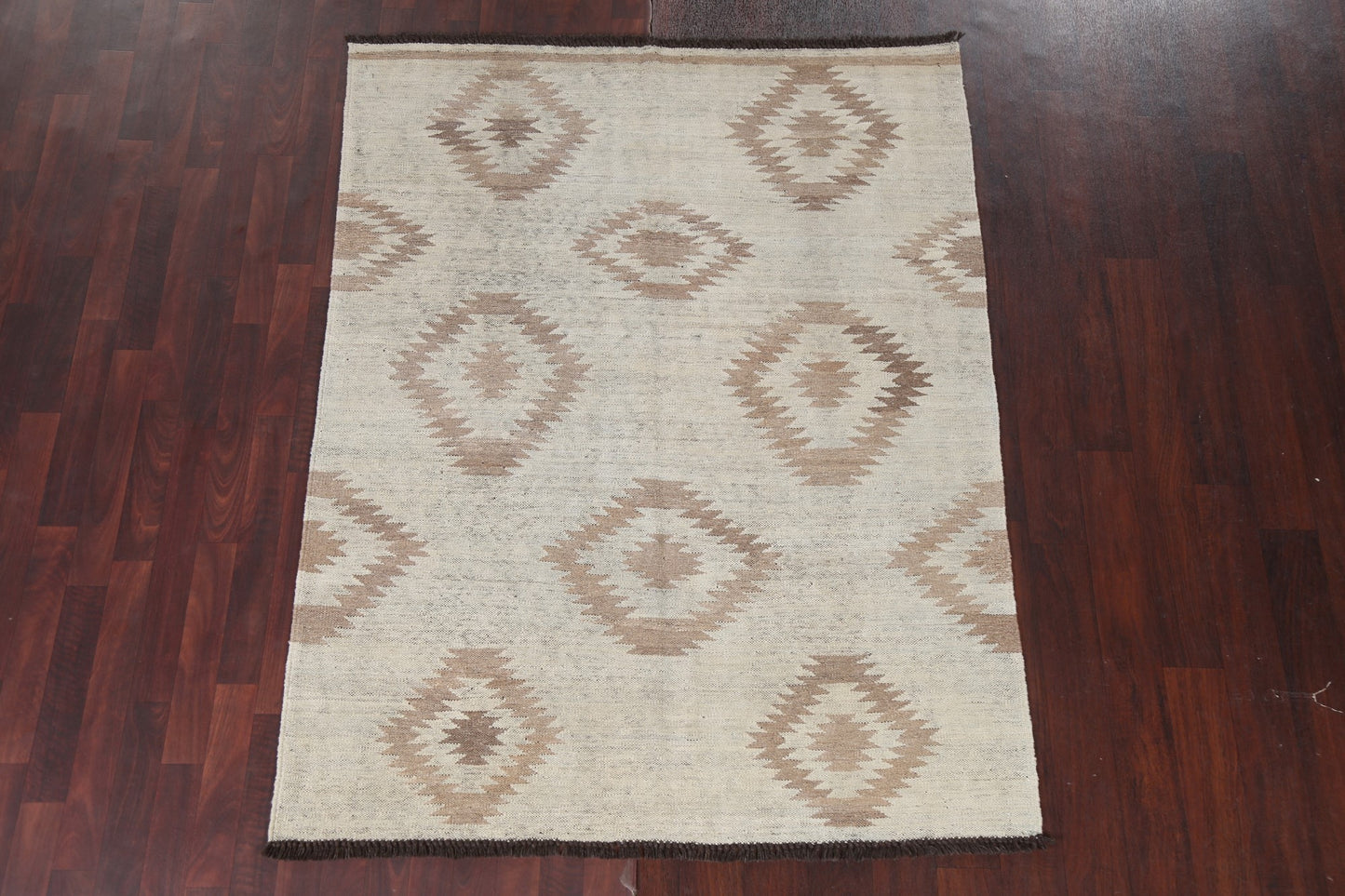 Natural Dye Kilim Handmade Area Rug 5x7