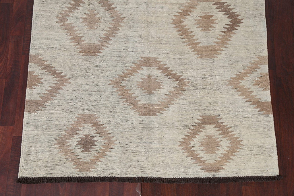 Natural Dye Kilim Handmade Area Rug 5x7