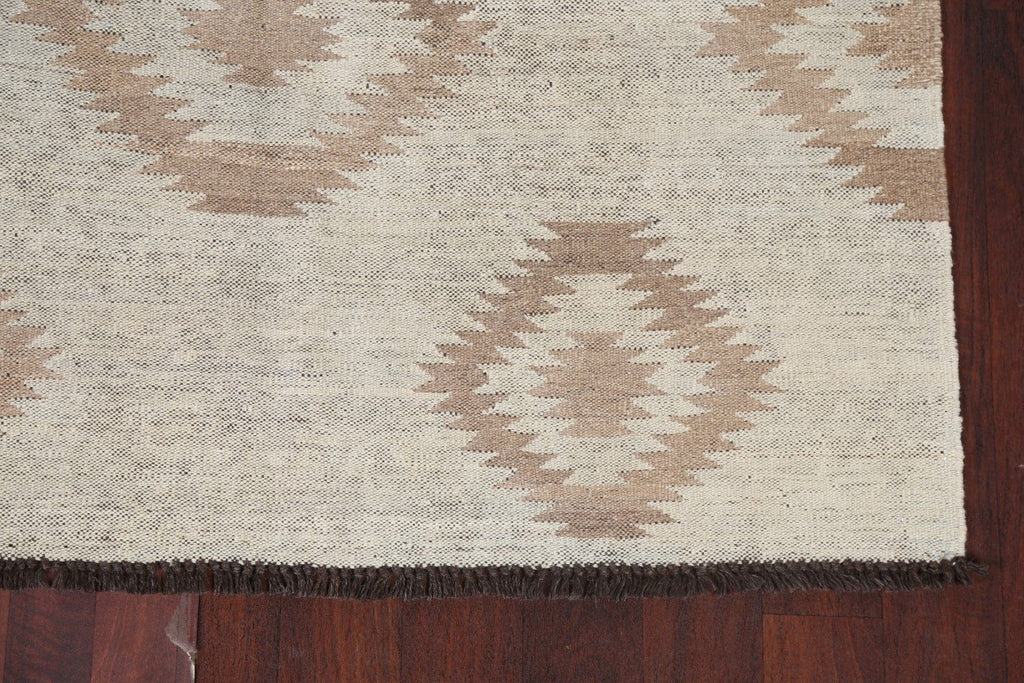 Natural Dye Kilim Handmade Area Rug 5x7