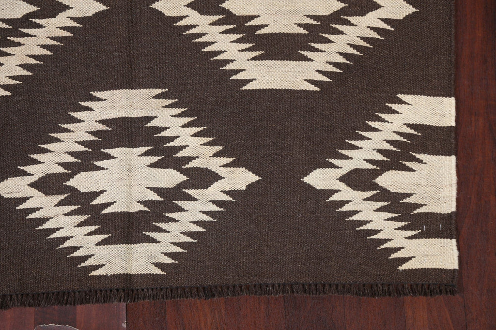 Natural Dye Kilim Handmade Area Rug 5x7