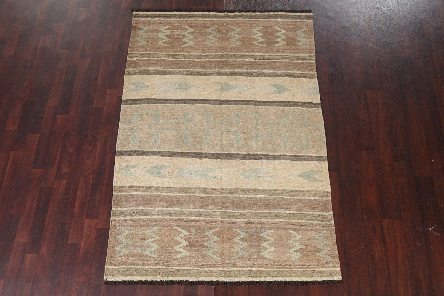 Natural Dye Tribal Kilim Handmade Area Rug 5x7