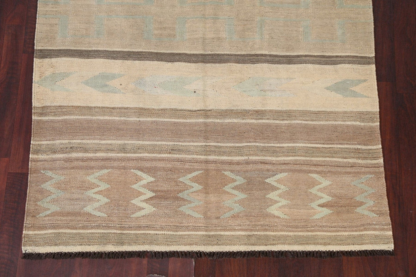 Natural Dye Tribal Kilim Handmade Area Rug 5x7