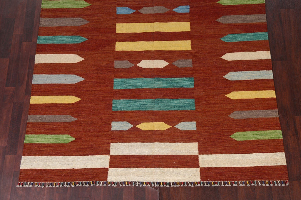 Flat-Woven Kilim Handmade Area Rug 7x10