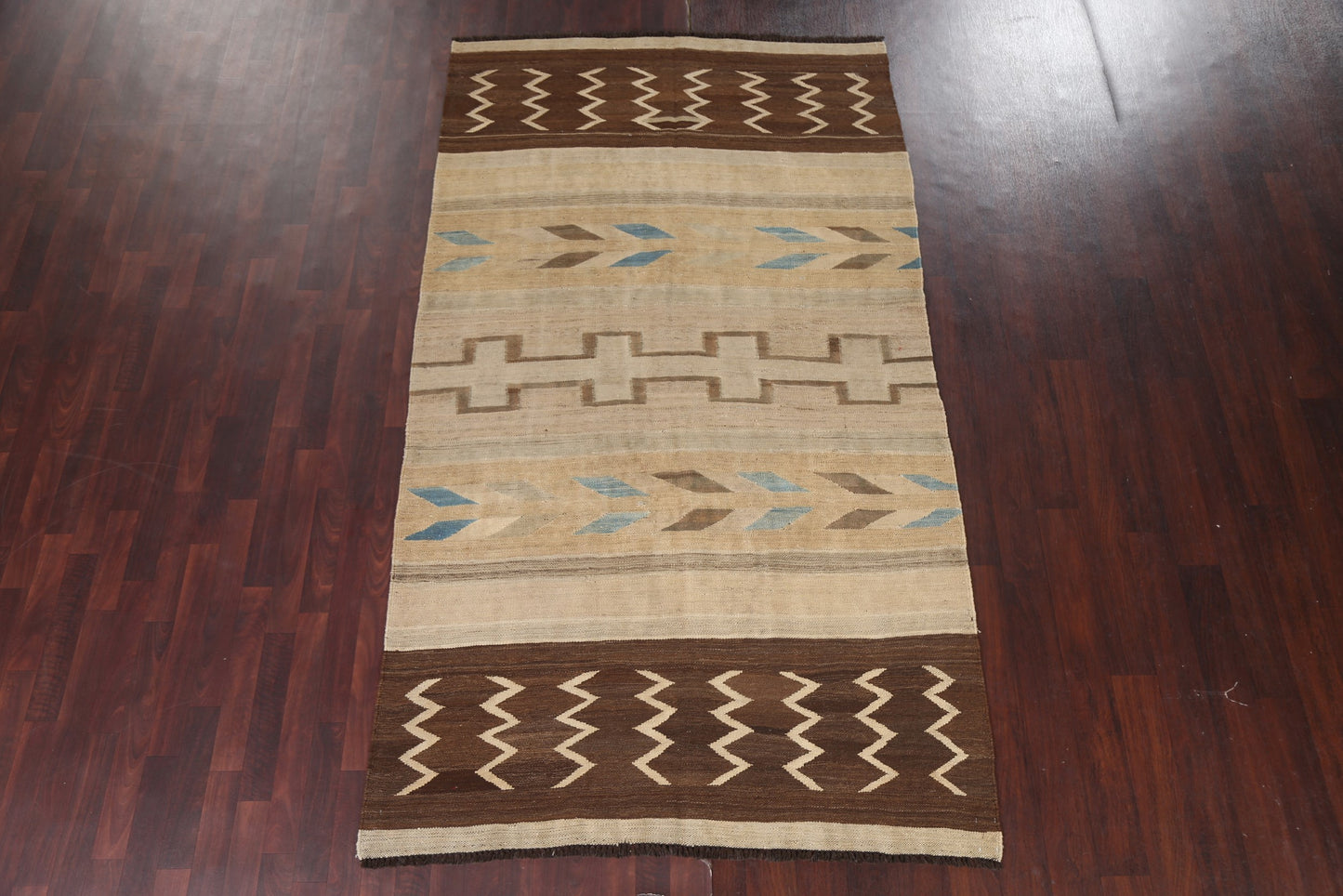 Tribal Kilim Flat Weave Area Rug 5x9