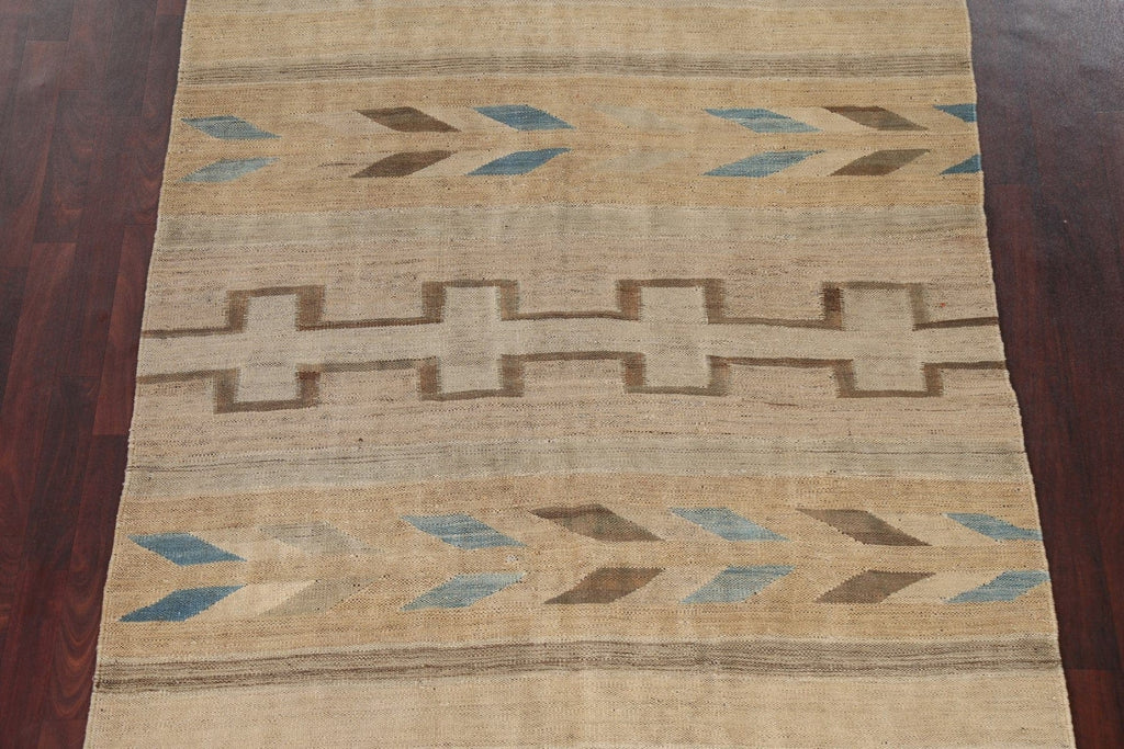 Tribal Kilim Flat Weave Area Rug 5x9