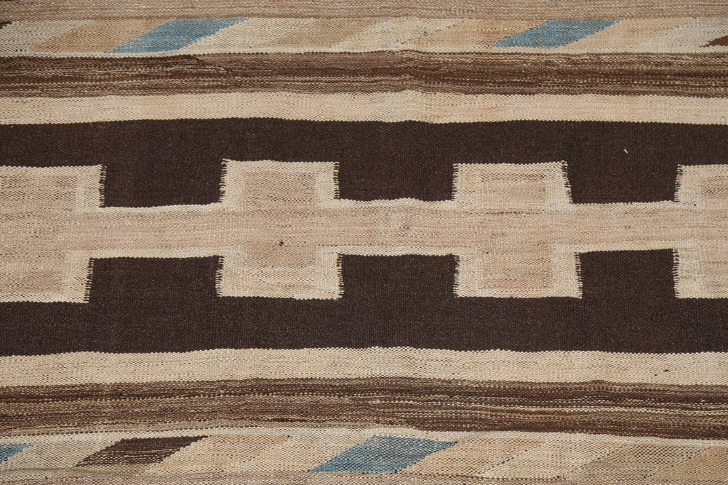 Natural Dye Kilim Flat Weave Area Rug 5x9