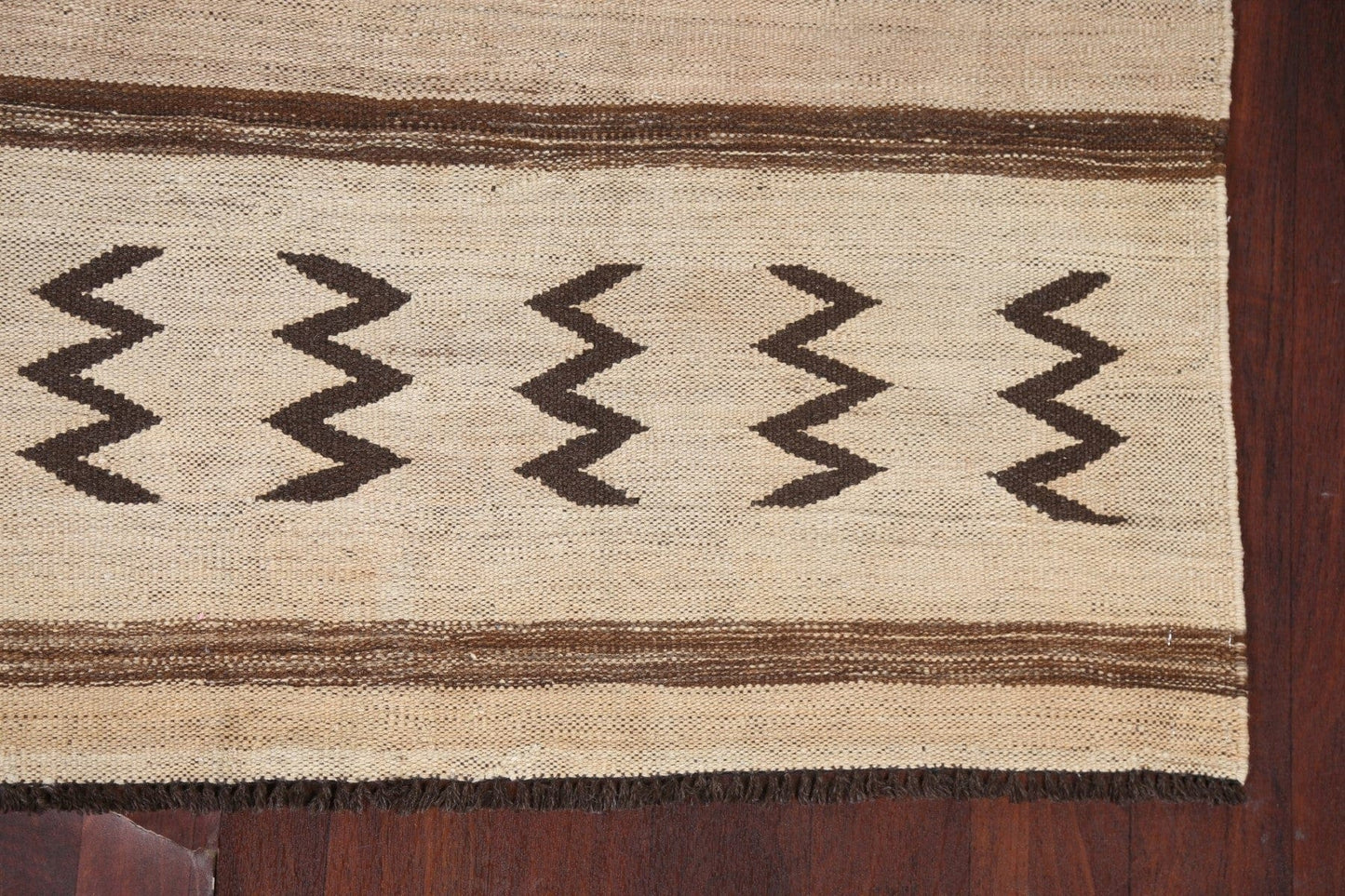 Natural Dye Kilim Flat Weave Area Rug 5x9