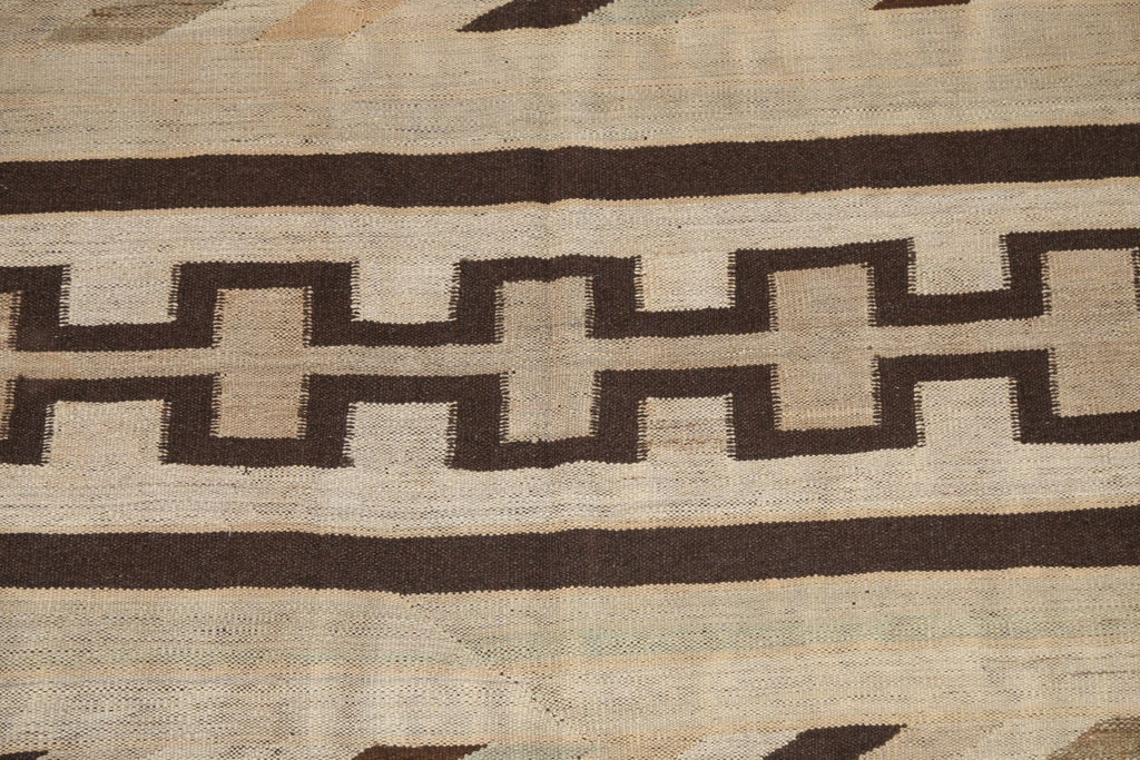 Natural Dye Kilim Handmade Area Rug 5x8