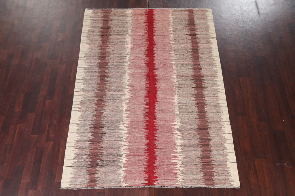 Natural Dye Kilim Handmade Area Rug 6x8