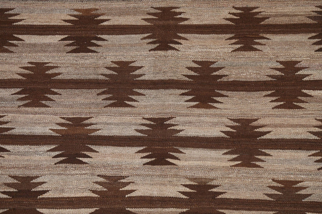 Natural Dye Kilim Flat Weave Area Rug 5x7