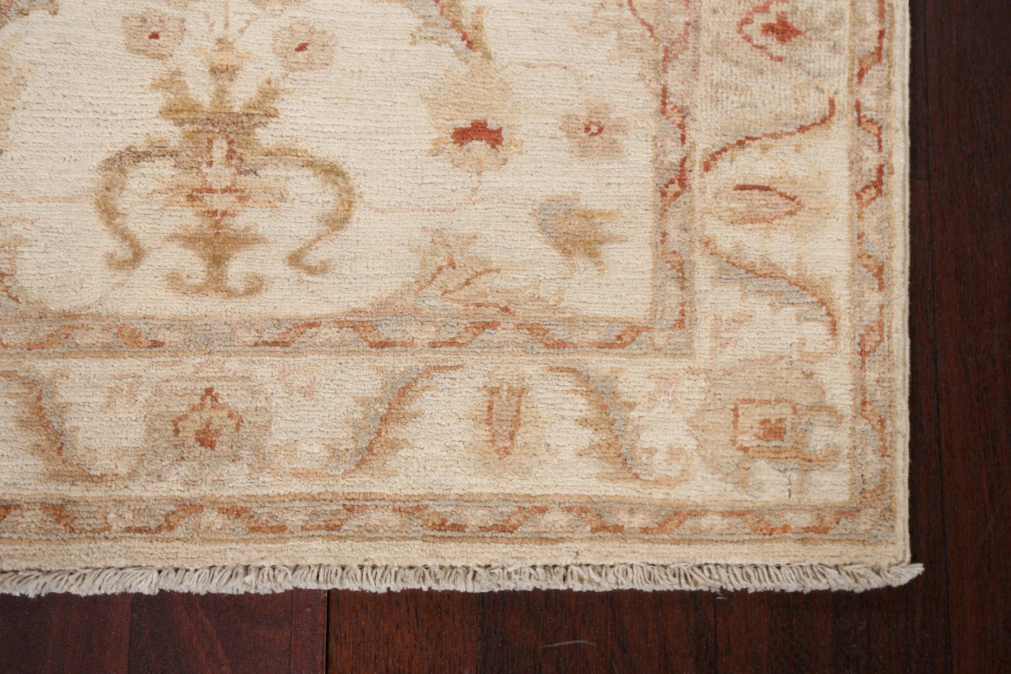 Vegetable Dye Chobi Peshawar Oriental Runner Rug 3x10