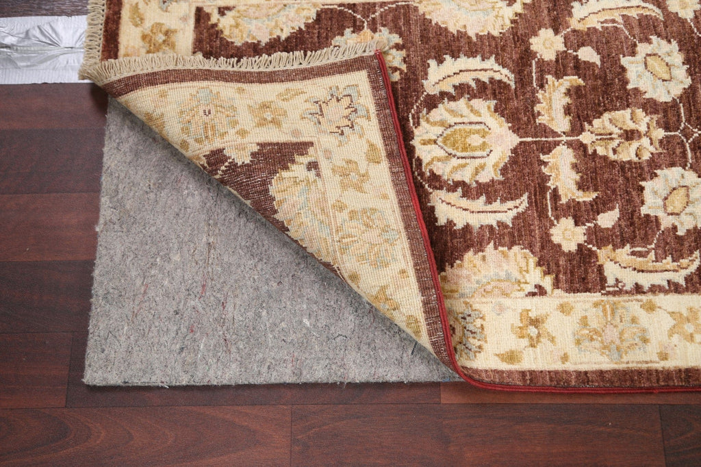 Vegetable Dye Chobi Peshawar Wool Runner Rug 2x6