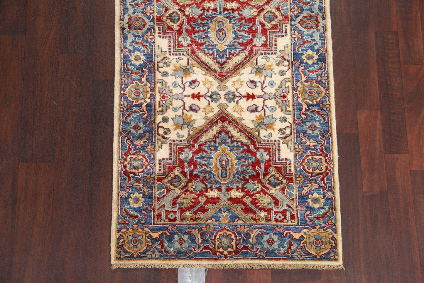 Vegetable Dye Heriz Serapi Oriental Runner Rug 3x10