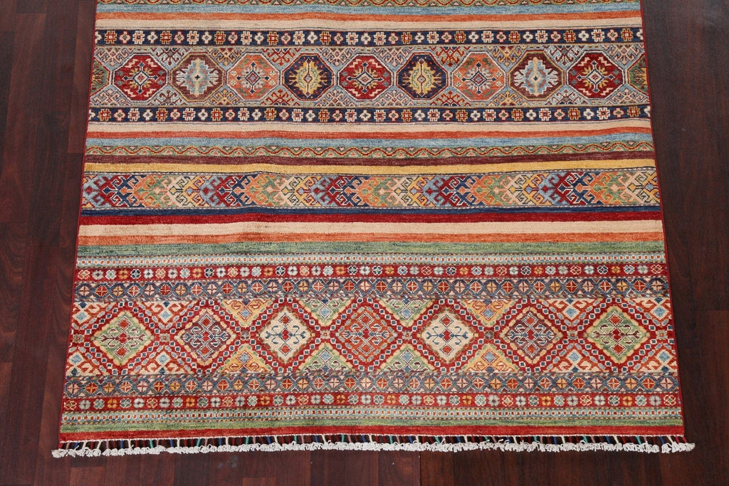 Vegetable Dye Super Kazak Wool Area Rug 5x7