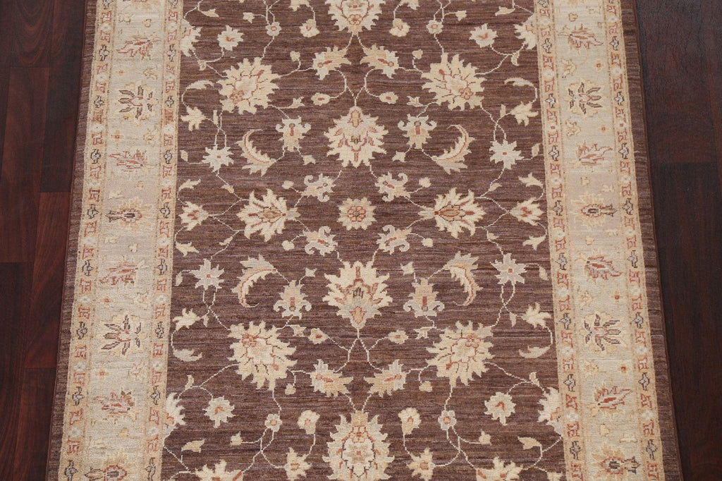 Vegetable Dye Chobi Peshawar Oriental Area Rug 4x6