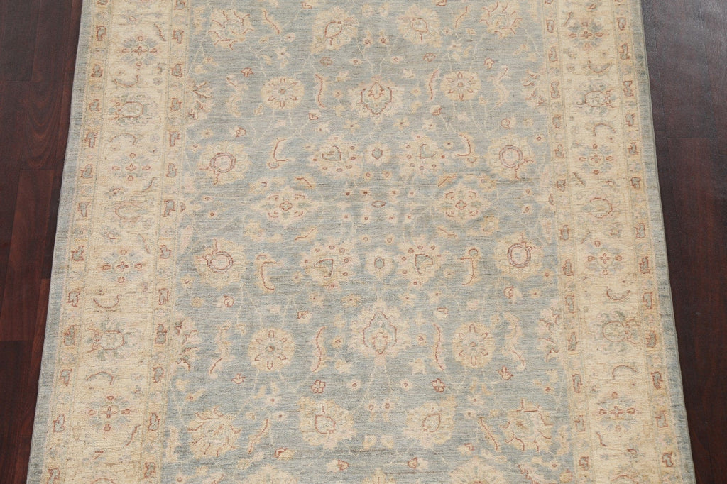 Vegetable Dye Chobi Peshawar Oriental Area Rug 5x7