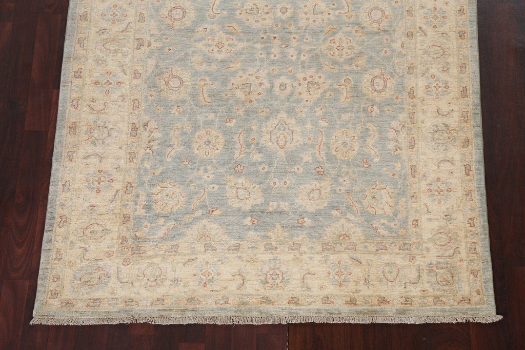 Vegetable Dye Chobi Peshawar Oriental Area Rug 5x7