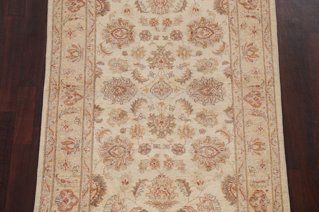 Vegetable Dye Chobi Peshawar Wool Area Rug 4x6