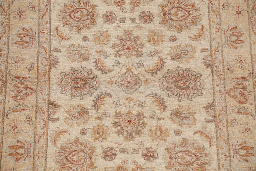 Vegetable Dye Chobi Peshawar Wool Area Rug 4x6