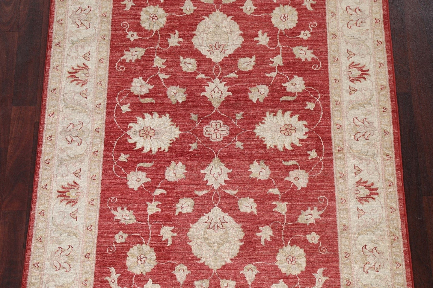 Vegetable Dye Chobi Peshawar Oriental Area Rug 4x5