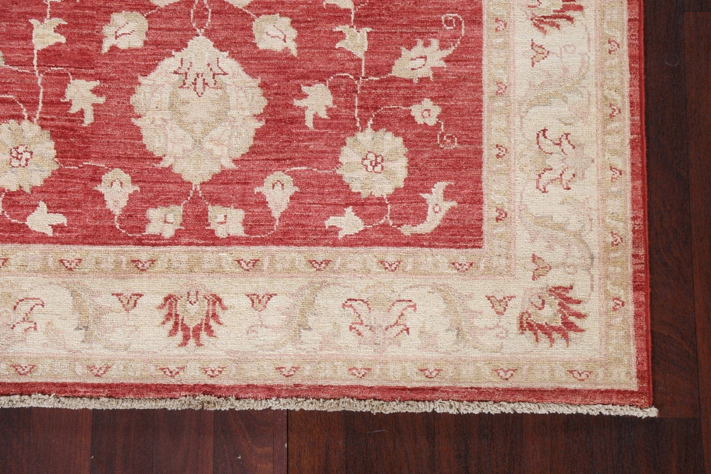 Vegetable Dye Chobi Peshawar Oriental Area Rug 4x5